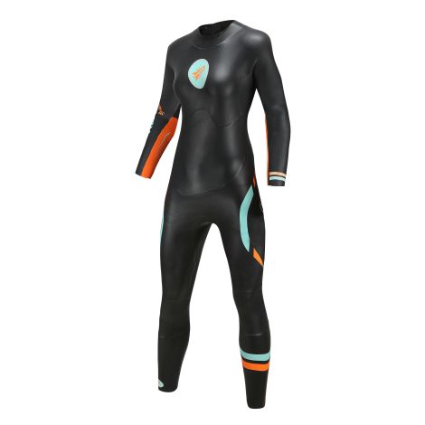 Real J&J Wetsuit Women's Long Sleeve MAGLOCK Reverse Zipper