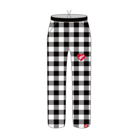 Rocket Super Comfy Pajama Pants Black & White Grid