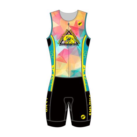 ROCKET RJ Women's 1pc Tri Suit - 8 inch Inseam-LLS