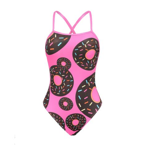 FLIGHT Performance Swimsuit - Tie-Back - Women's -Donuts