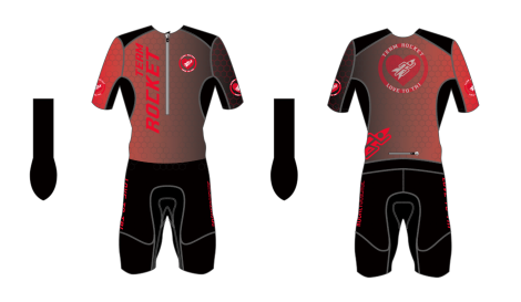 Rocket Model G Graphene temperature control tri suit mid-sleeve Male - TEAMROCKET