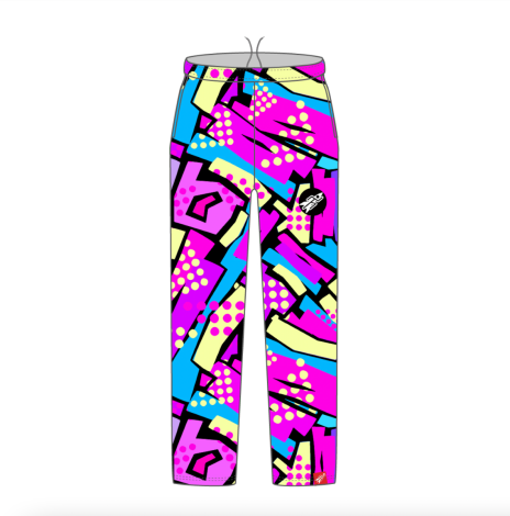 Rocket PJ Pants -Geometric Pink Dream