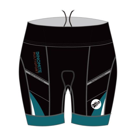 ROCKET ELITE Women's Tri Shorts - 5 inch Inseam - Dinomite