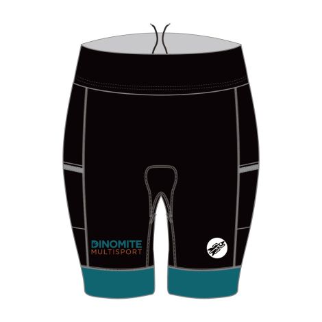 ROCKET RJ Men's Tri Shorts - 8 inch Inseam - Dinomite