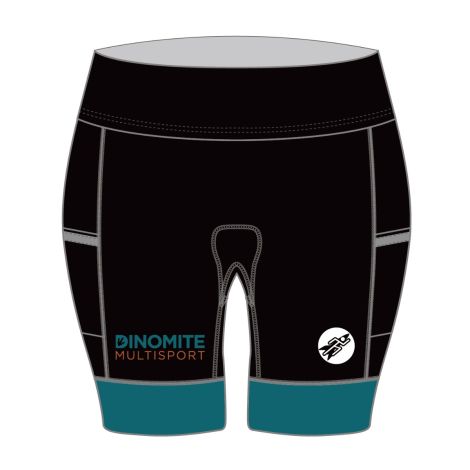 ROCKET RJ Women&#039;s Tri Shorts - 5 inch Inseam - Dinomite