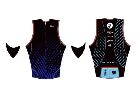 ELITE Race Suit Custom Men's Top - FEISTY FOX
