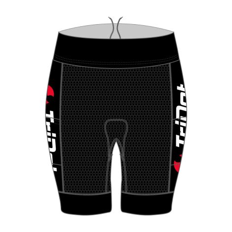 ROCKET RJ Men's Tri Shorts - 8 inch Inseam - RED