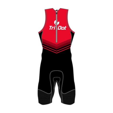 Rocket Tech Race Suit CUSTOM Men's 1PC - 8 inch Inseam -RED