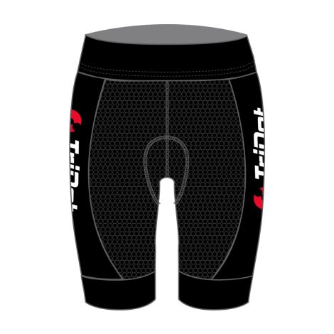 RJ Women's Cycling Shorts - 8 inch Inseam - RED