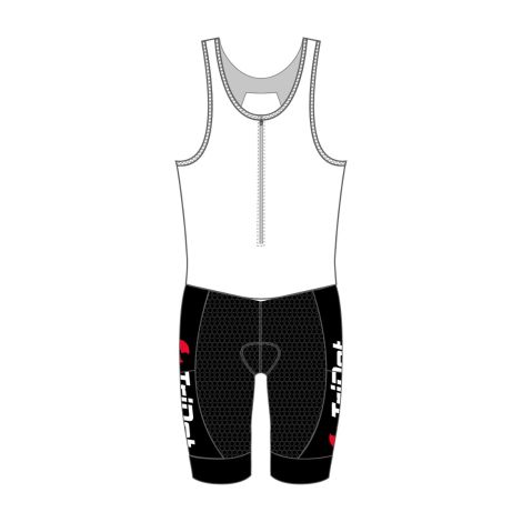 ROCKET Elite Women's Cycling Bibs - 8 inch Inseam - RED