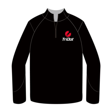 Quarter Zipper Tech Long Sleeve Jersey Unisex - Tridot Team